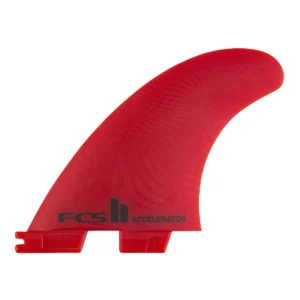 Pinne FCS II Accelerator – Tri Fins (rosse)